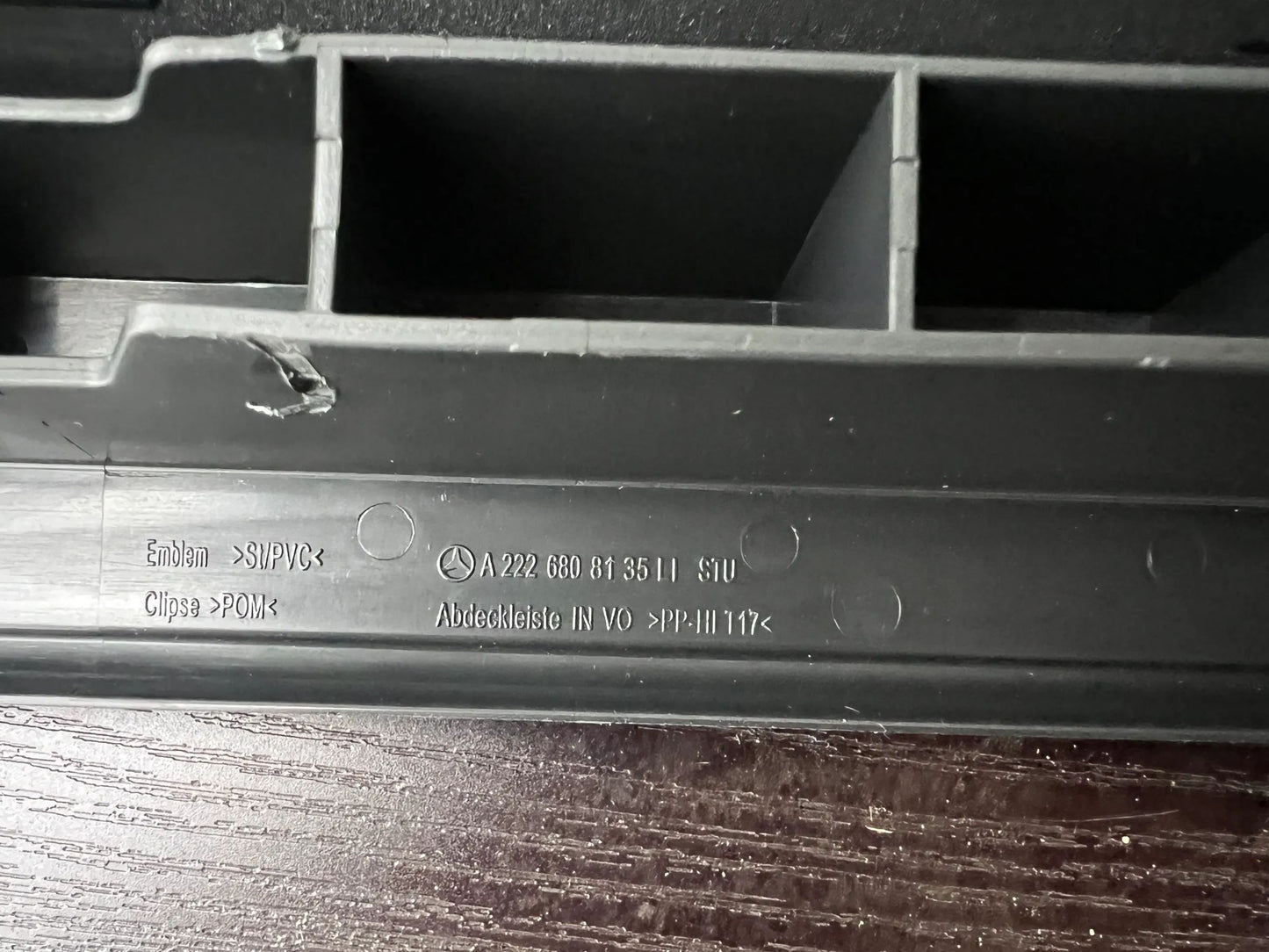 Mercedes Benz S-Klasse W222 Einstiegsleiste Schutzleiste v. links A2226808135