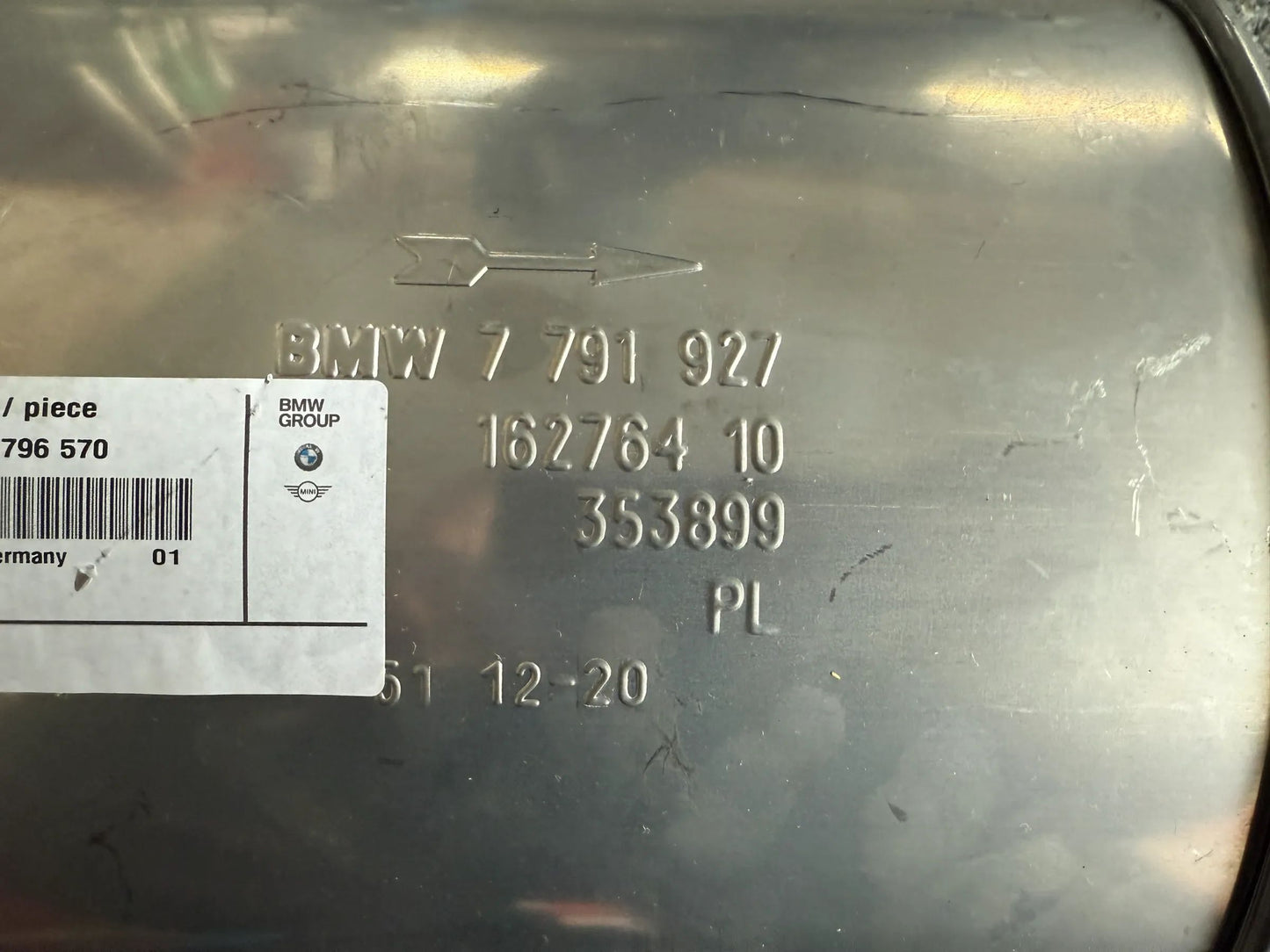 ORIGINAL BMW 1er E87 Abgasanlage Endschalldämpfer 18307796570 NEU