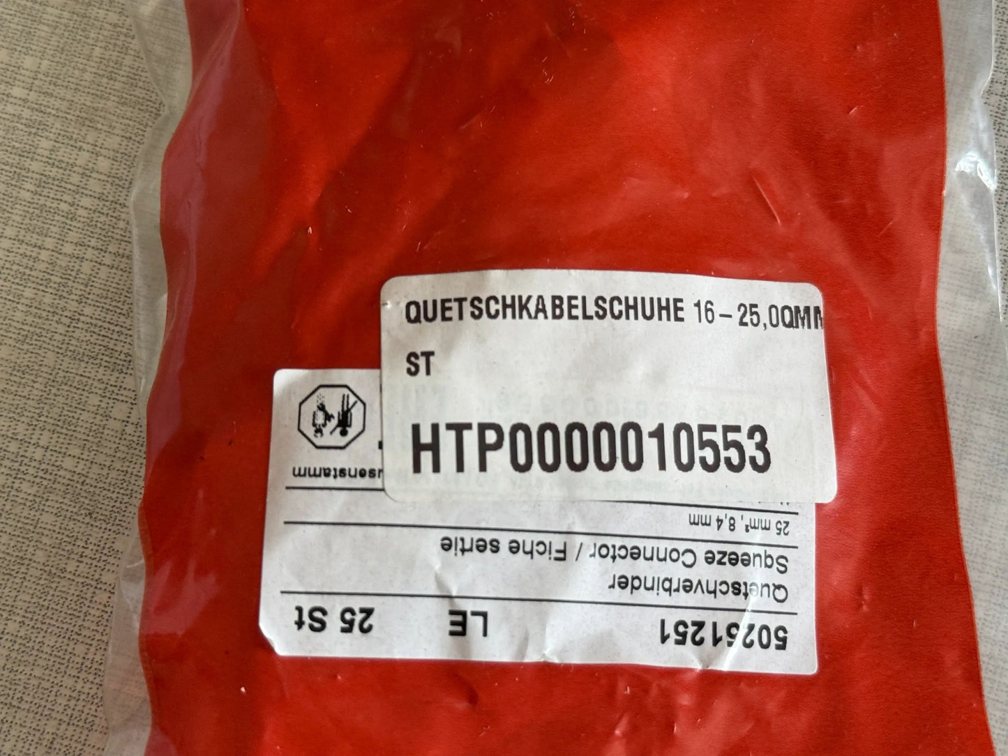Original Herth+Buss Fahrzeugteile GmbH & Co. KG Quetschverbinder 25st 50251251