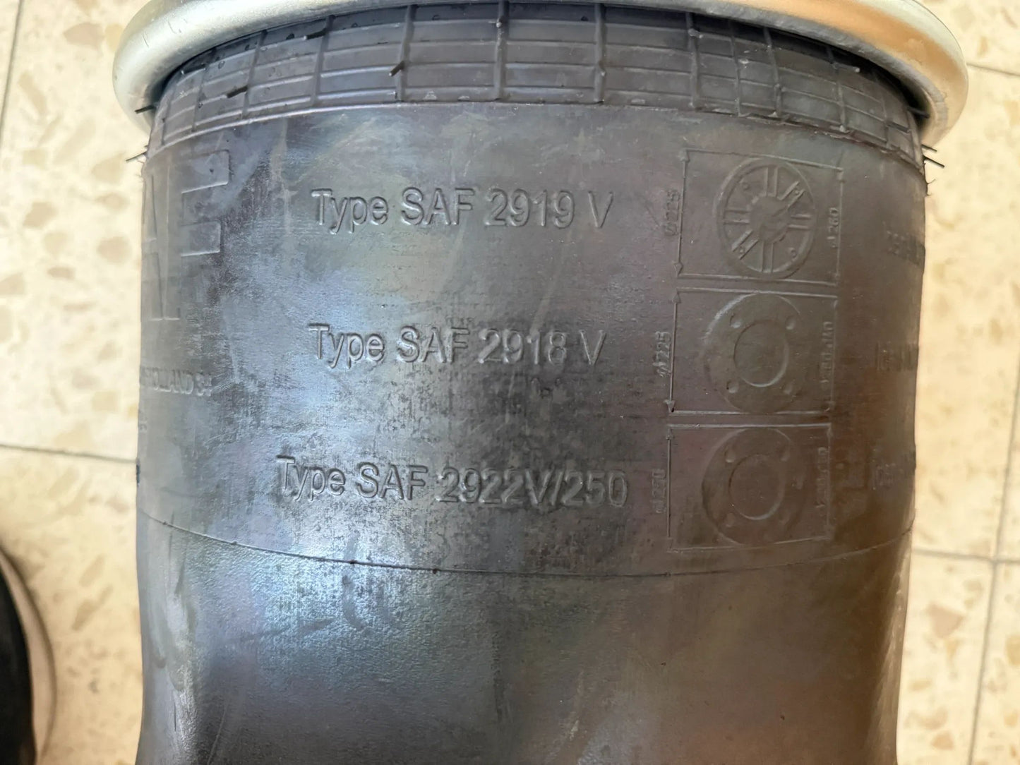 ORIGINAL SAF-HOLLAND SE Luftfederbalg 03229004200 NEU
