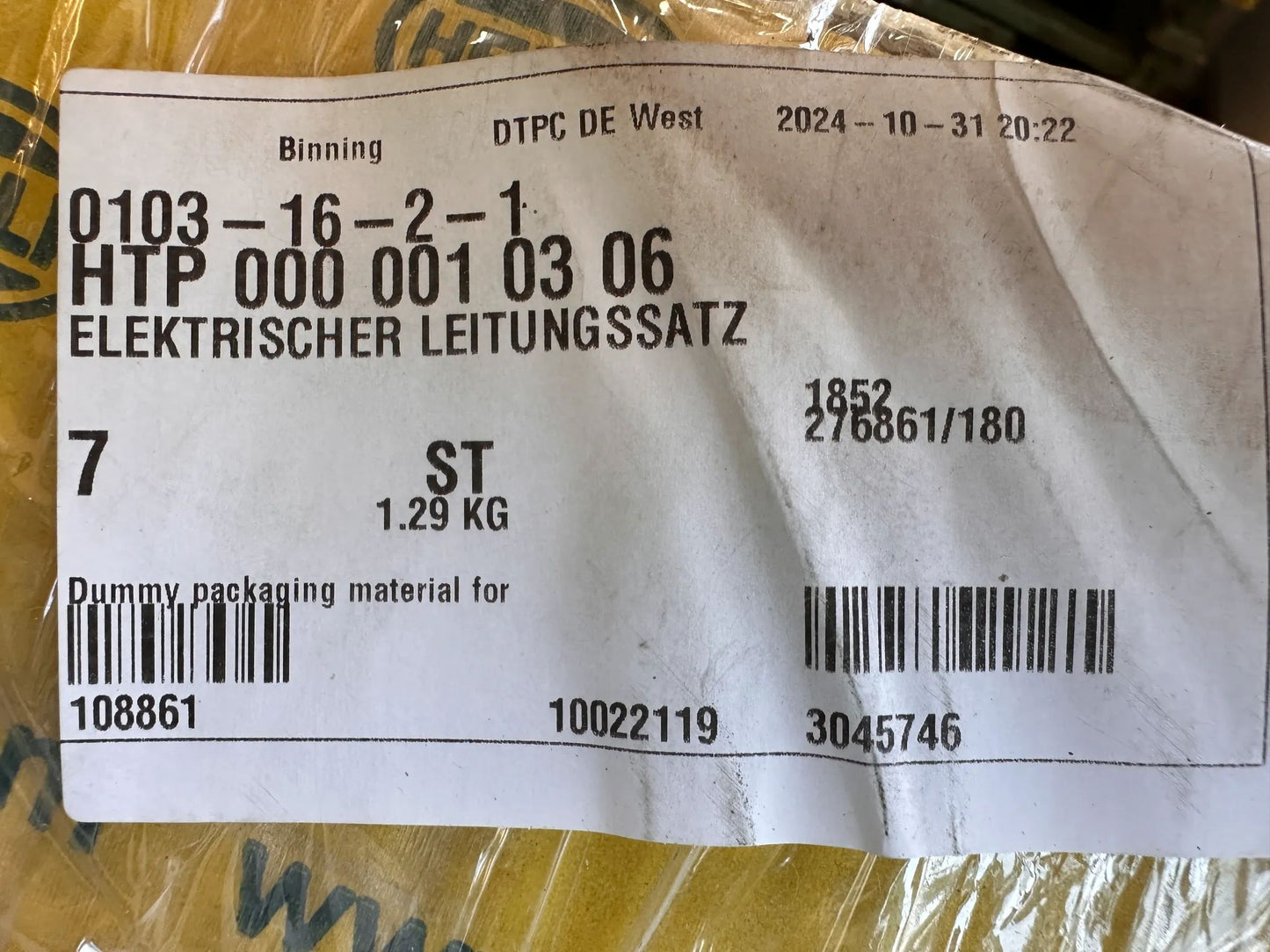 Original Hella Kabelsatz Heckleuchte 8KA 340 818-001 NEU
