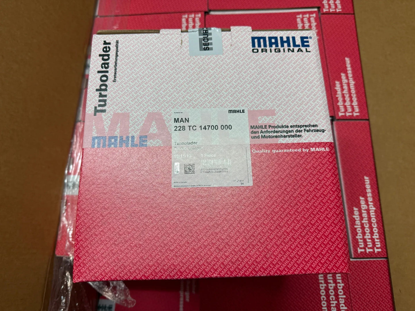 Original Mahle MAN Turbolader 228TC14700000 NEU