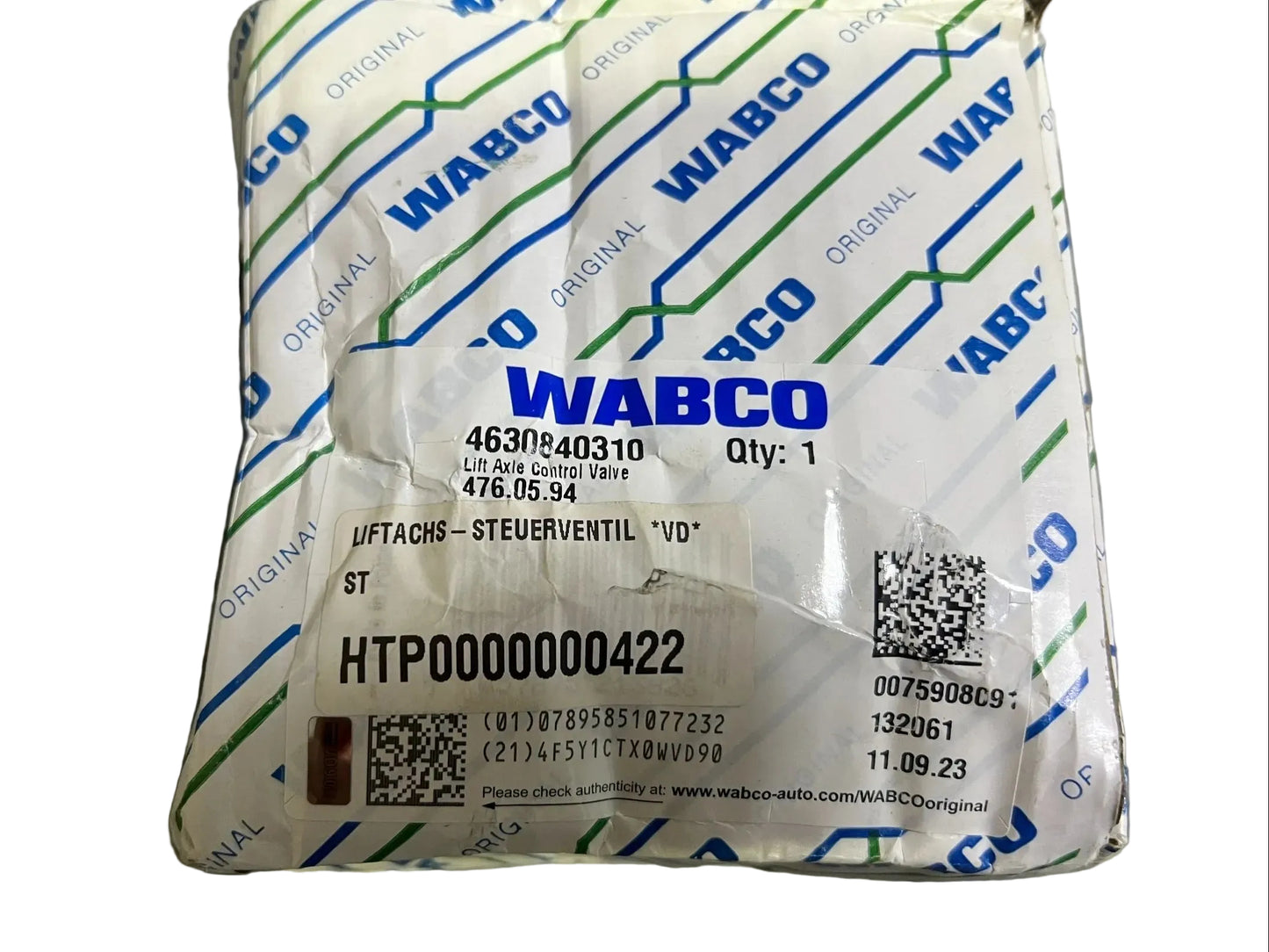 Original WABCO Liftachs-Steuerungsventil 4630840310 NEU