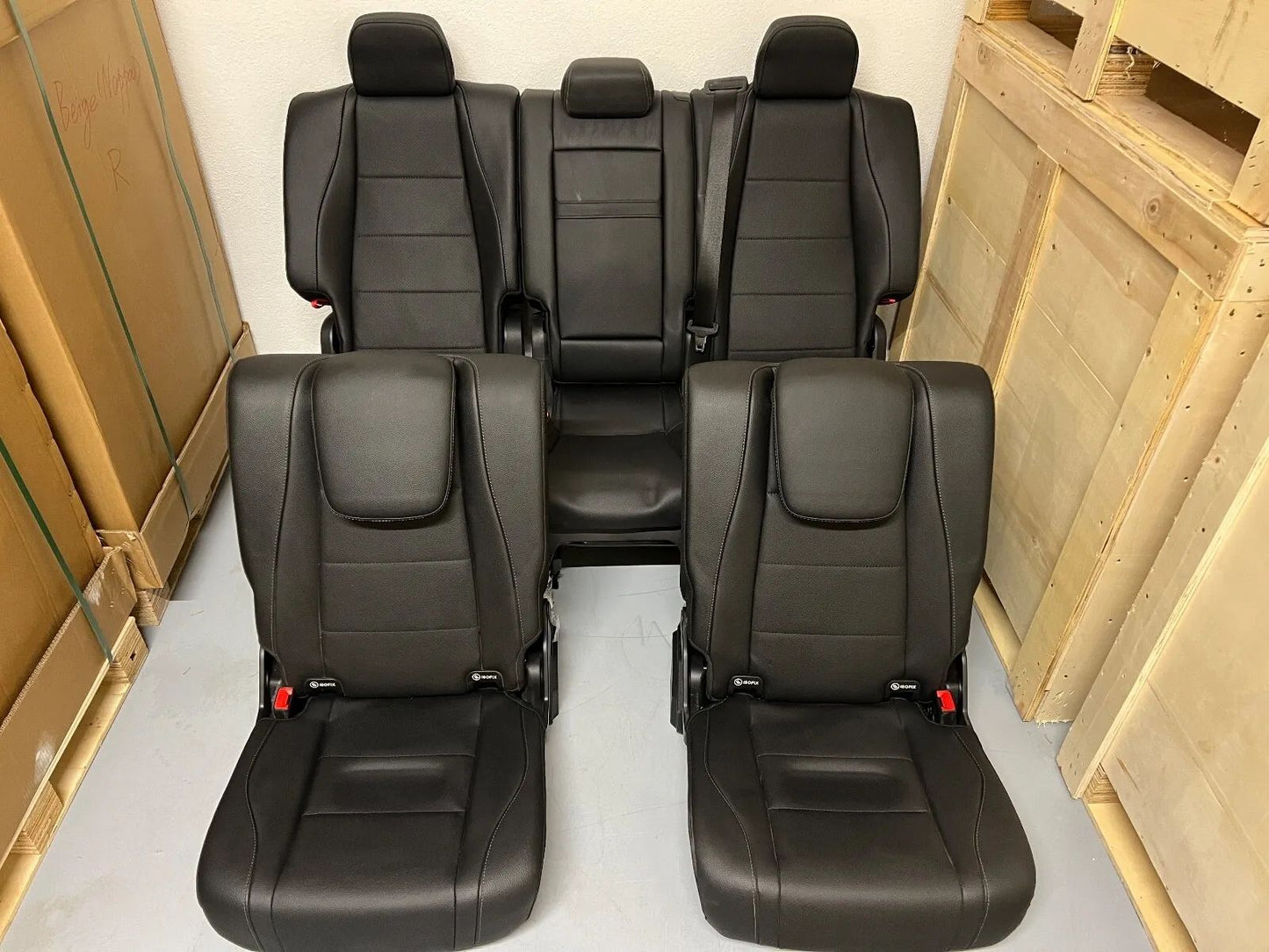 ORIGINAL Mercedes Benz GLS X167 MOPF Ledersitze 5-Sitzer Schwarz NEU