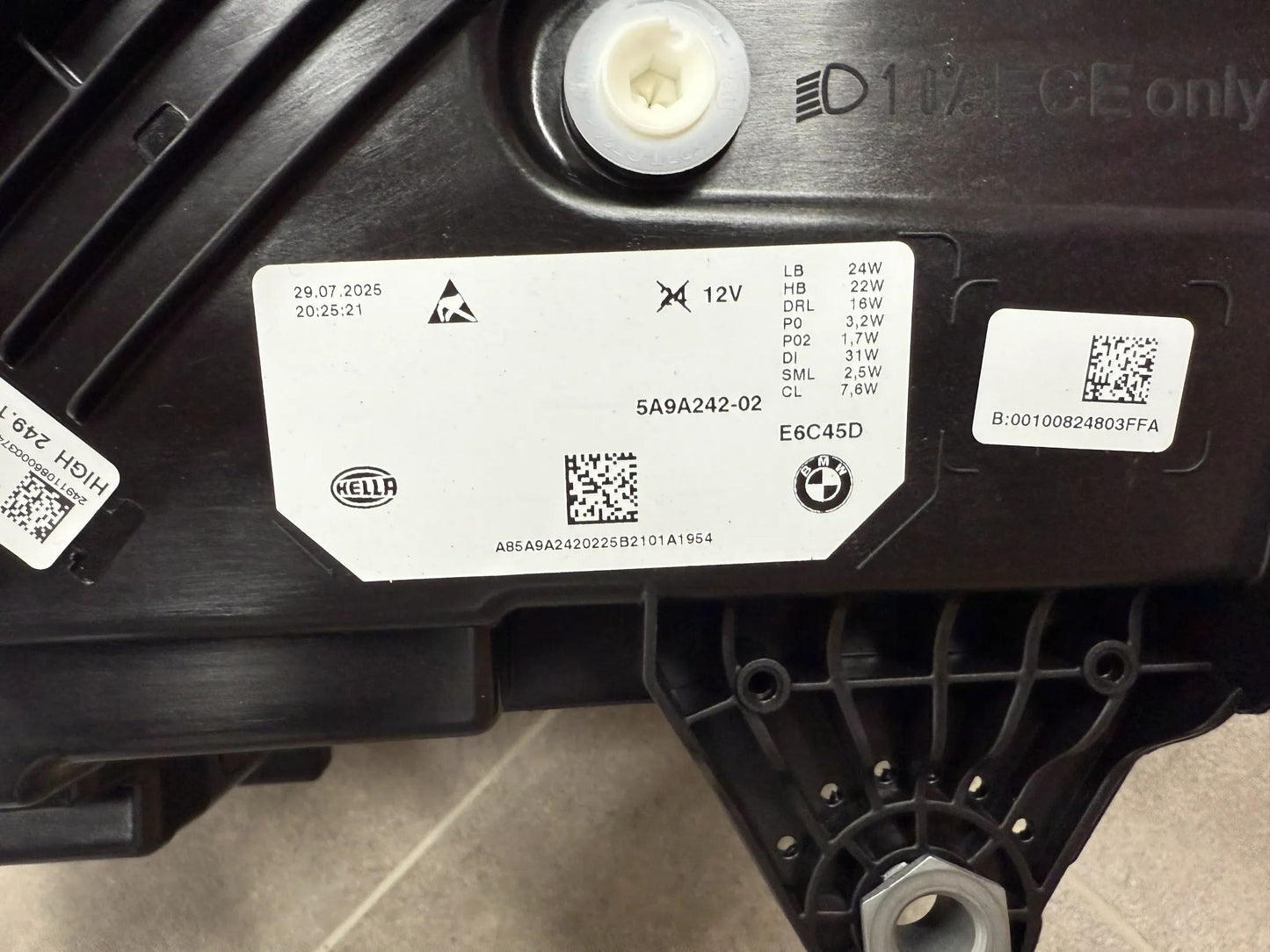 Original BMW X1 U11 LED-Scheinwerfer Rechts mit Steuergerät 5A9A242 NEU