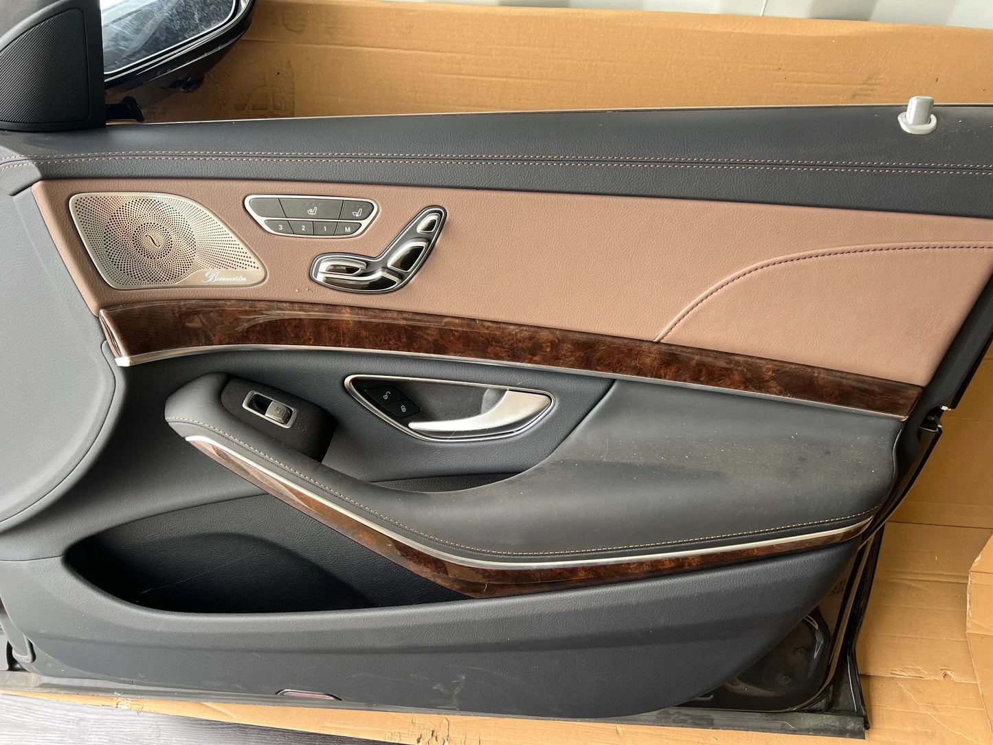 Original Mercedes-Benz S-KLASSE W222 TÜR VORNE RECHTS 5998 BLAUANTHRAZIT NEU