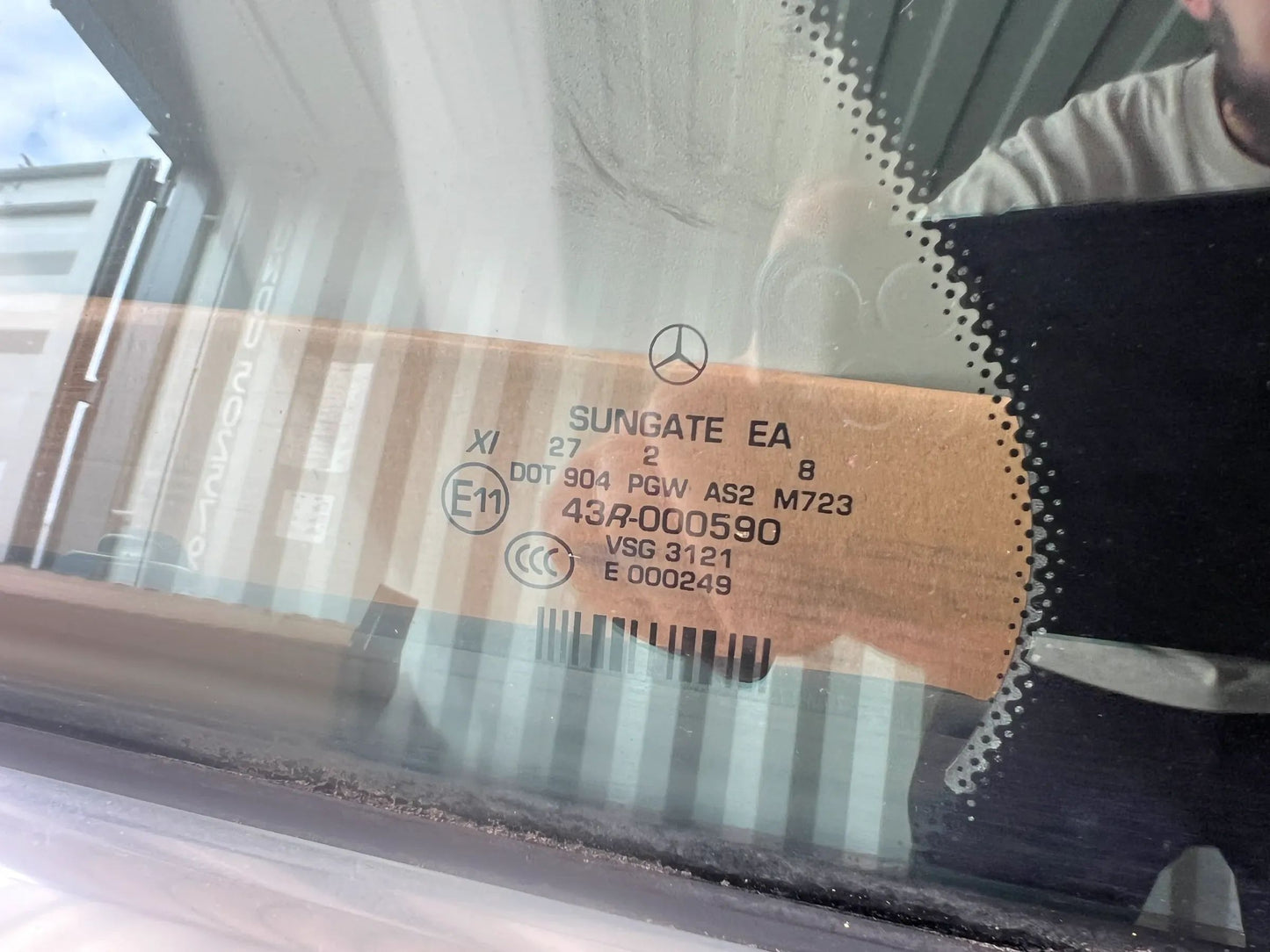 Original Mercedes-Benz S-KLASSE W222 TÜR HINTEN LINKS 5998 BLAUANTHRAZIT NEU
