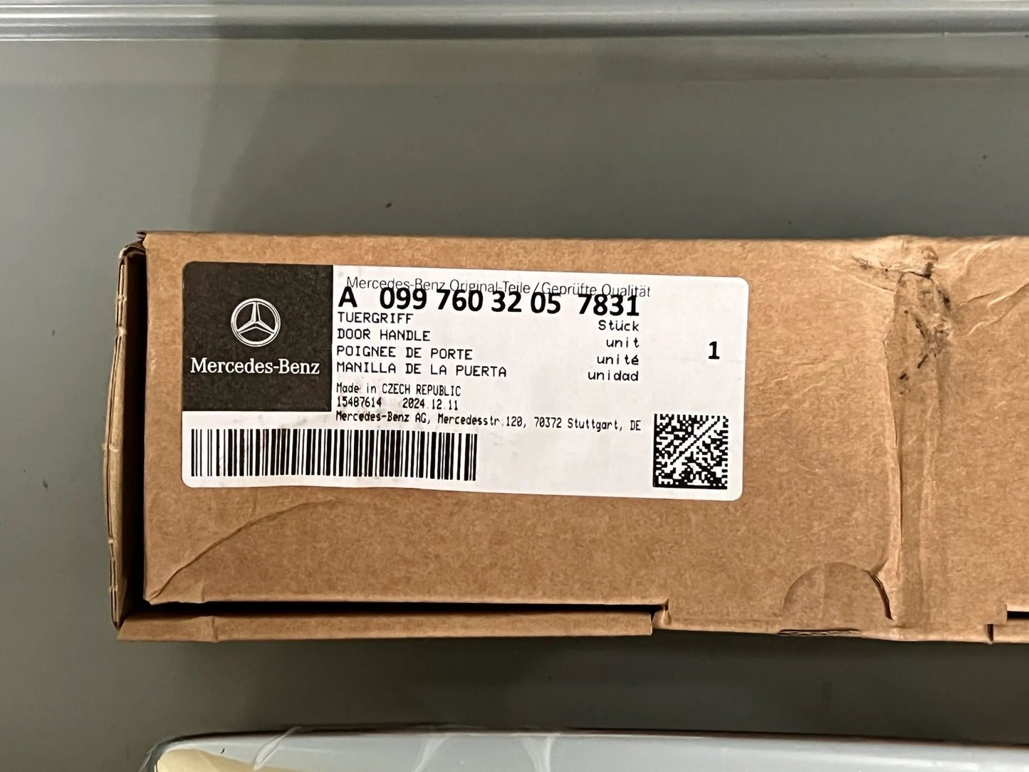 ORIGINAL Mercedes Benz Türgriff A0997603205 7831 NEU
